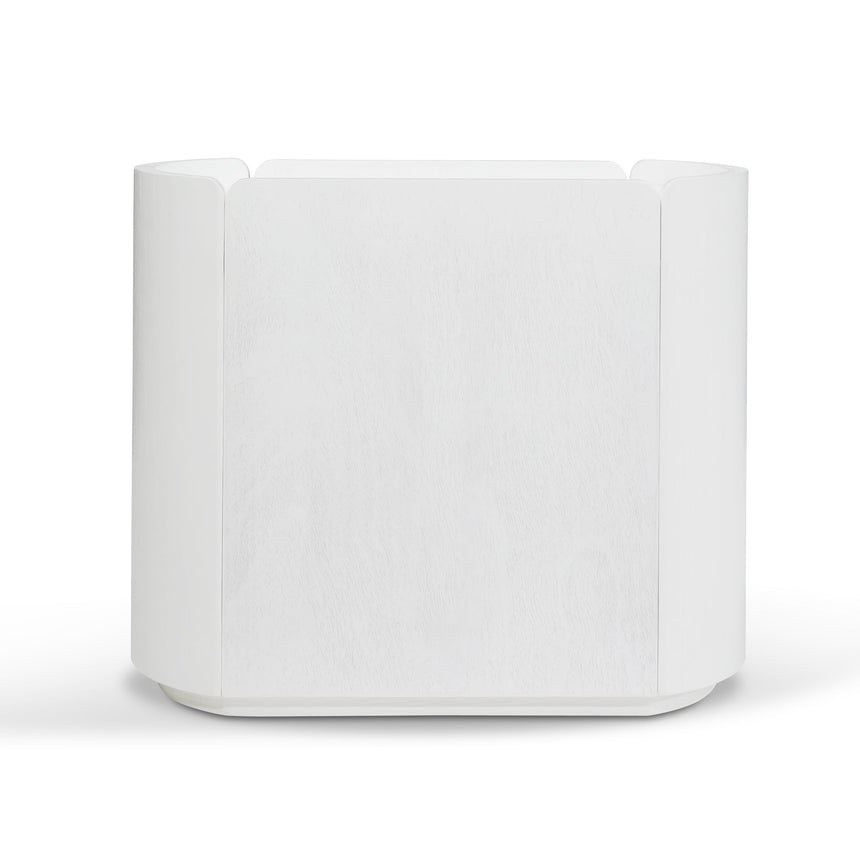 60cm Bedside Table | White Oak | Myka Home - View 3