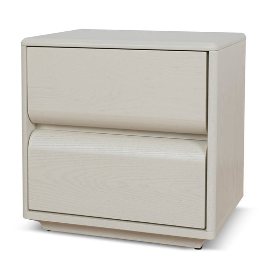 50CM Bedside Table | Ivory Oat | Myka Home