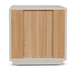 50CM Bedside Table | Ivory Oat | Myka Home