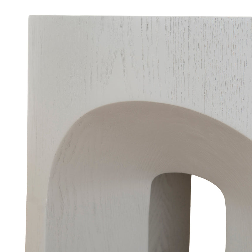 49.5cm Round Side Table | Light Grey | Myka Home - View 9