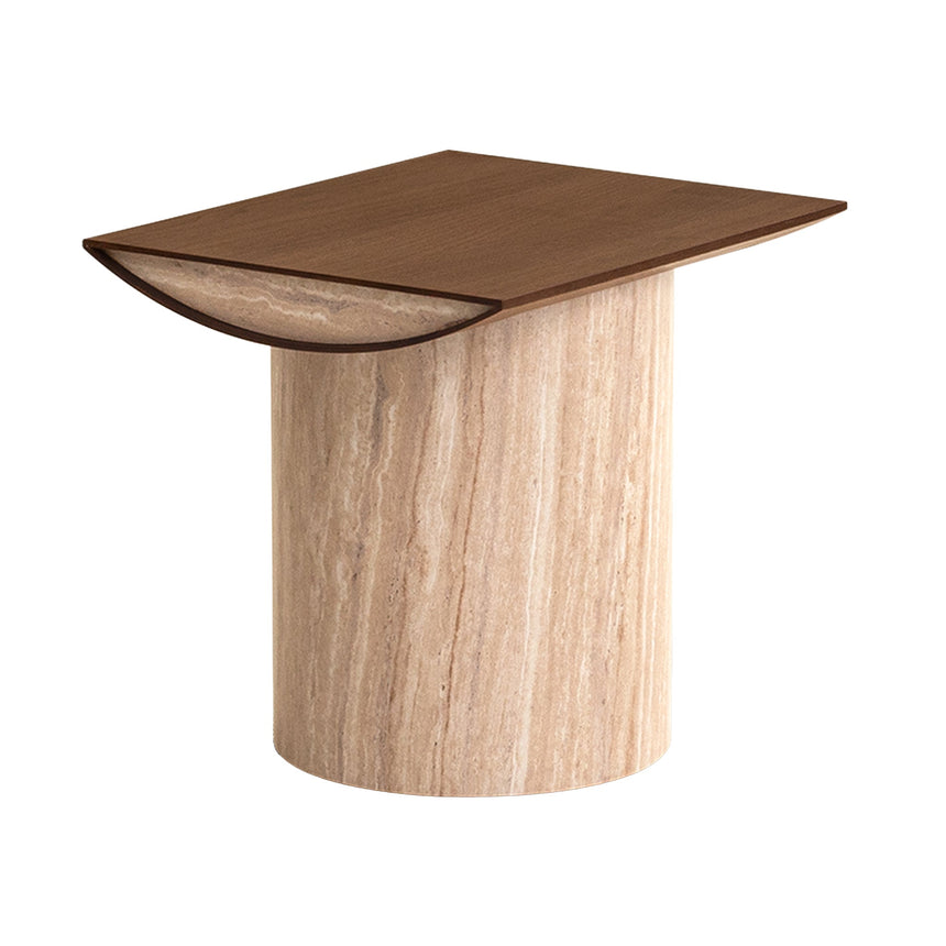 Side Table | Walnut | Myka Home - View 2