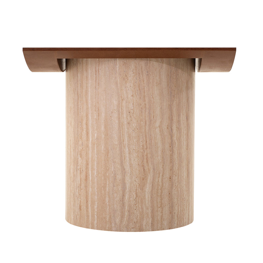 Side Table | Walnut | Myka Home - View 3