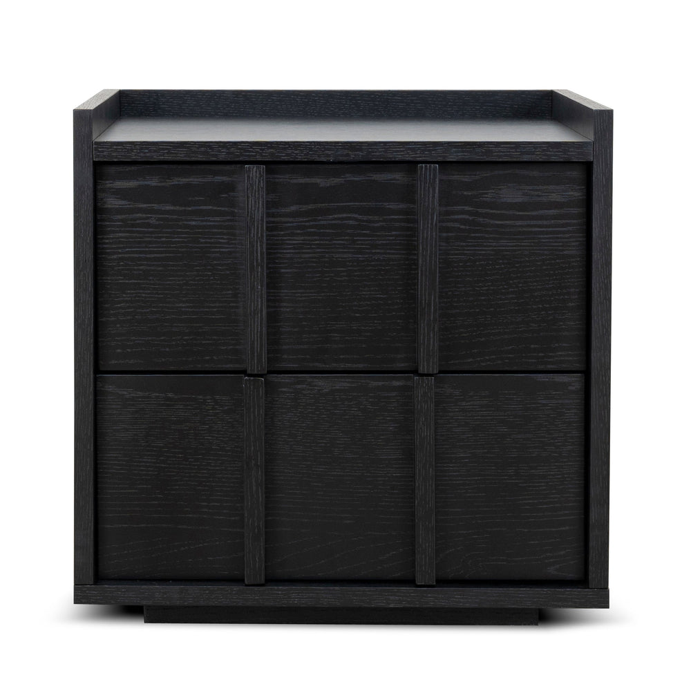 50cm Bedside Table | Black | Myka Home - View 2