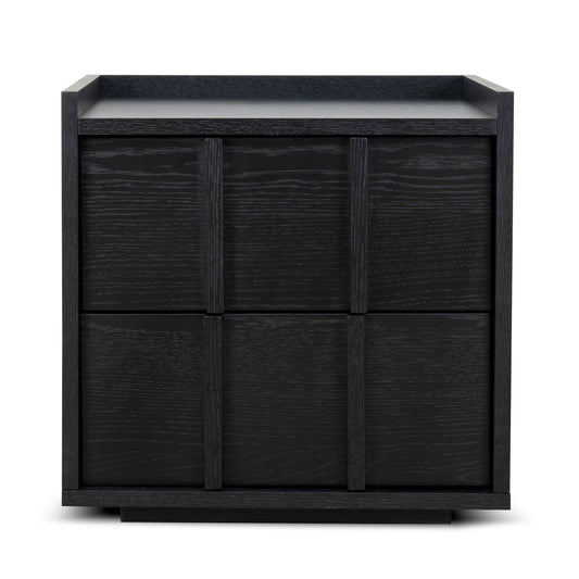 50cm Bedside Table | Black | Myka Home
