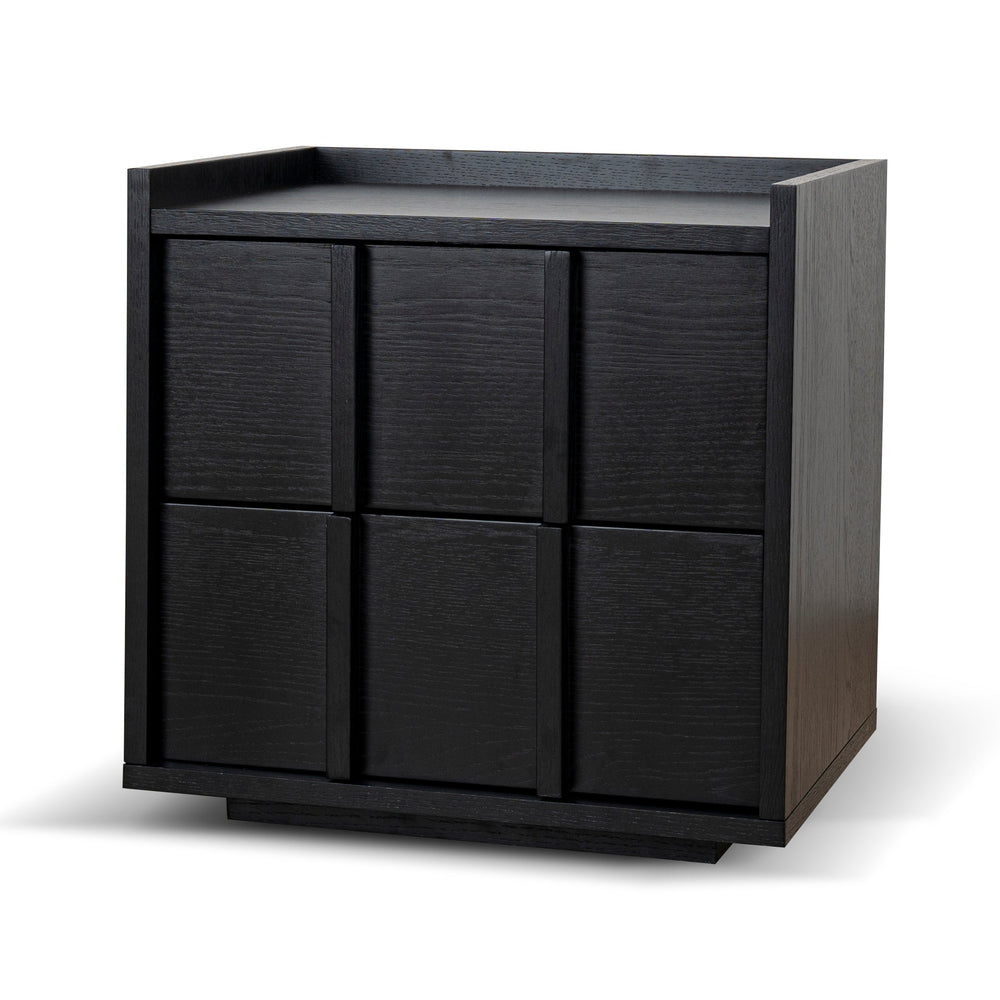50cm Bedside Table | Black | Myka Home