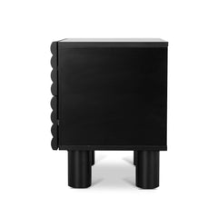 48cm Bedside Table | Matte Black | Myka Home