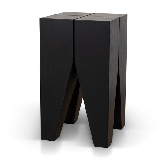 27CM Square Side Table | Full Black | Myka Home