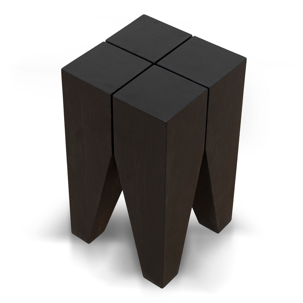 27CM Square Side Table | Full Black | Myka Home