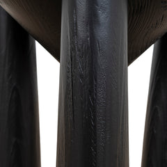 45CM Round Side Table | Full Black | Myka Home