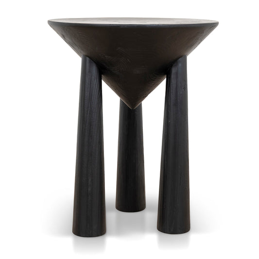 45CM Round Side Table | Full Black | Myka Home