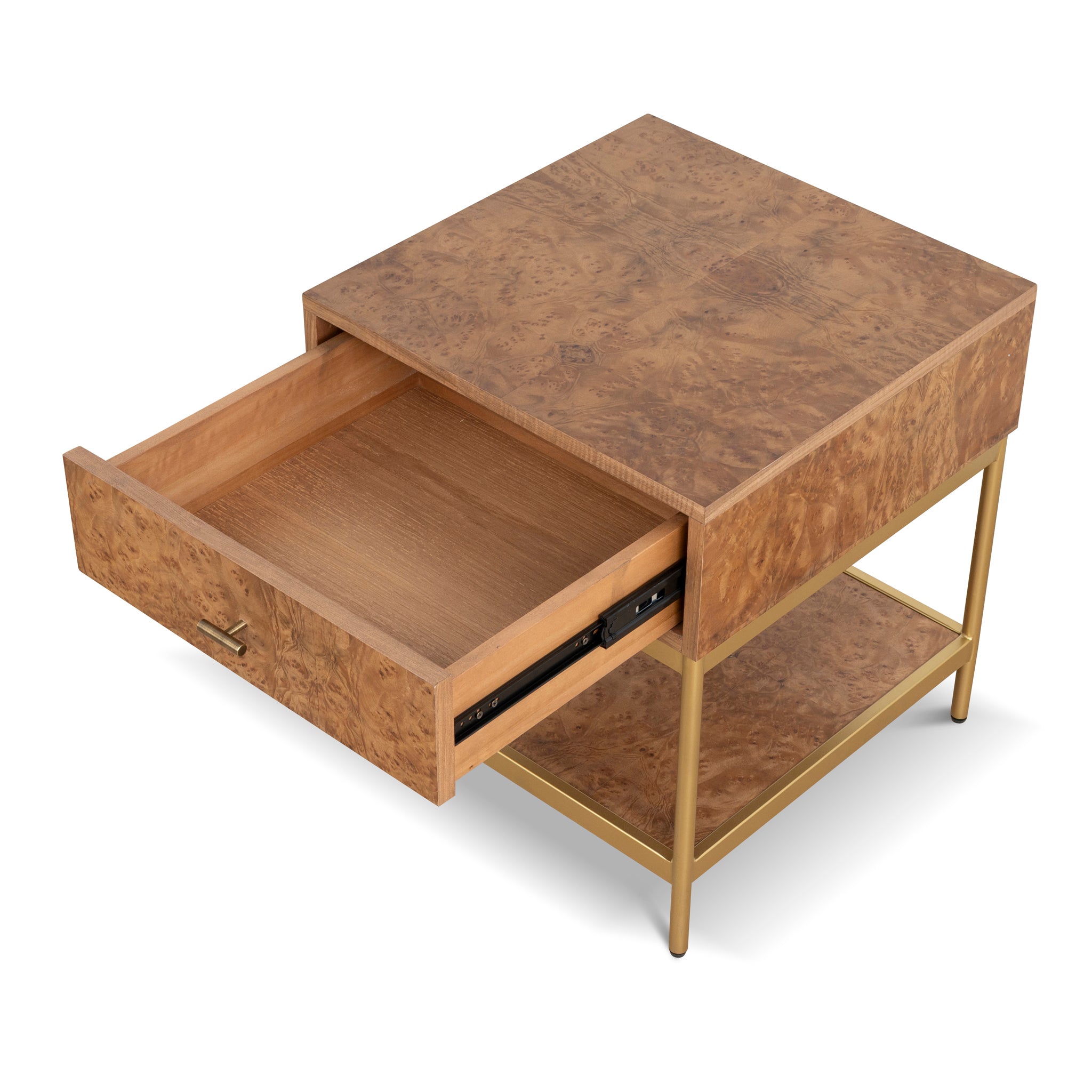 50CM Square Bedside Table | Natural | Myka Home