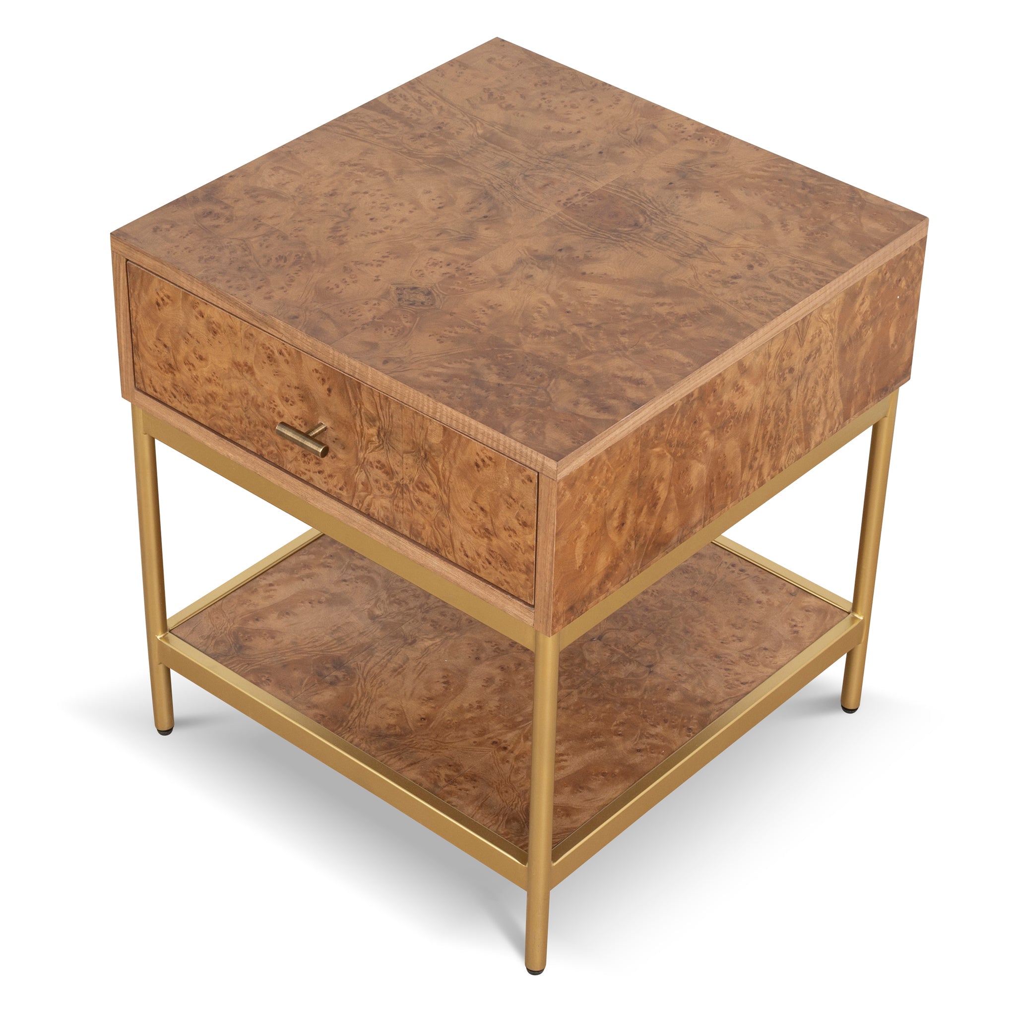 50CM Square Bedside Table | Natural | Myka Home