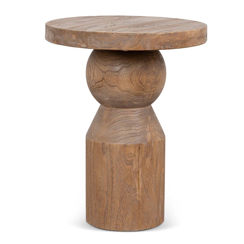 40cm Round Side Table | Natural | Myka Home - View 2