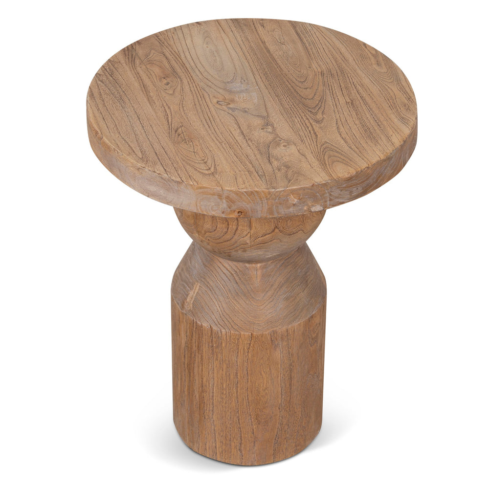 40cm Round Side Table | Natural | Myka Home - View 3
