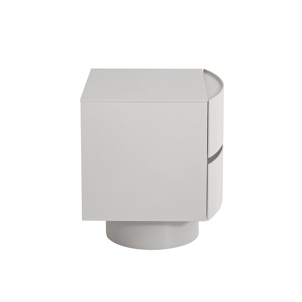Bedside Table | Warm Grey | Myka Home - View 3