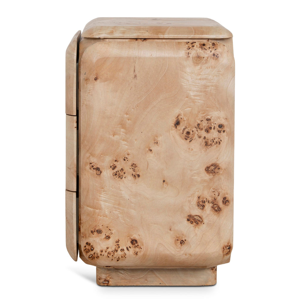 51cm Bedside Table | Aspen Burls | Myka Home - View 4