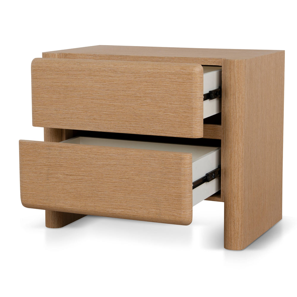 66.3cm Bedside Table | Natural | Myka Home - View 3