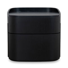 Bedside Table | Full Black | Myka Home
