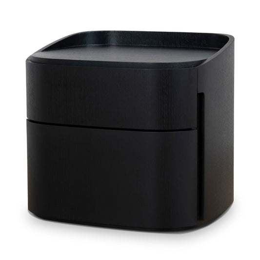 Bedside Table | Full Black | Myka Home