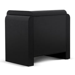 Bedside Table | Full Black | Myka Home