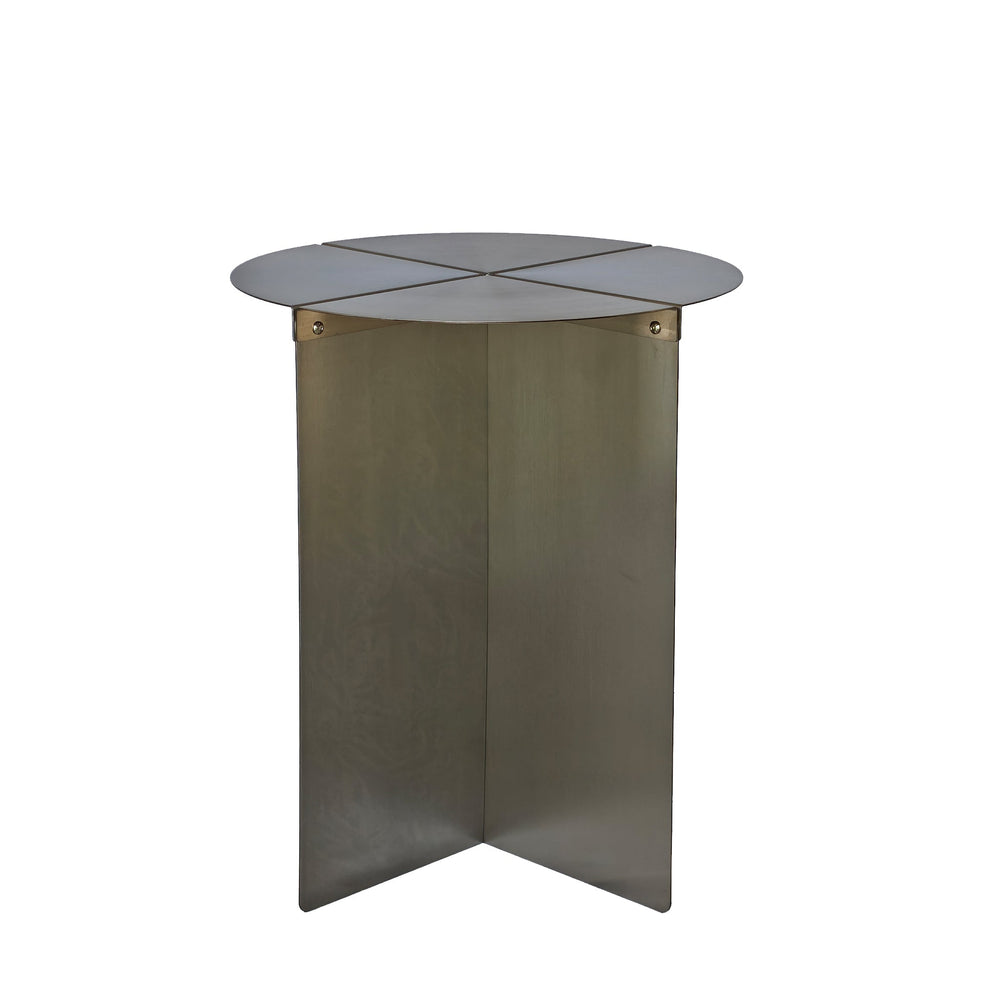 38cm Round Side Table | Stainless Steel | Myka Home - View 3
