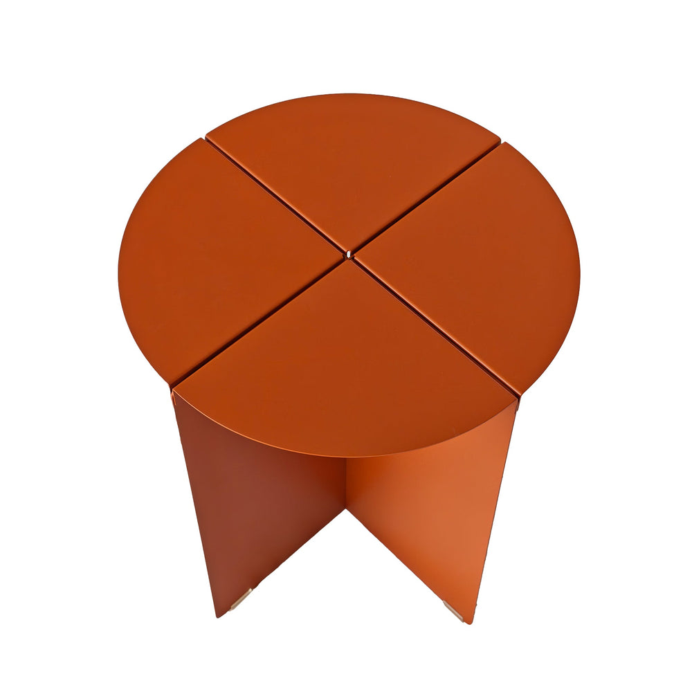 38cm Round Side Table | Terracotta | Myka Home - View 2