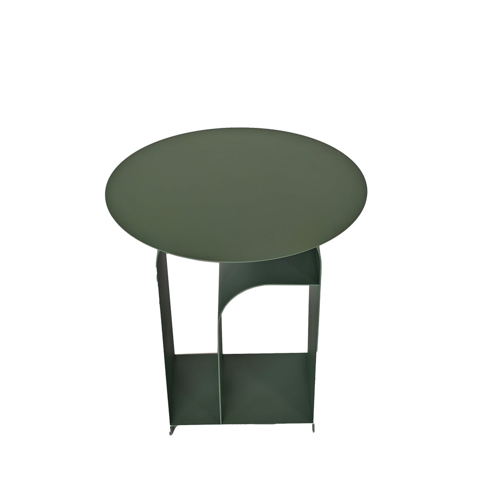 38cm Round Side Table | Sage Green | Myka Home - View 3