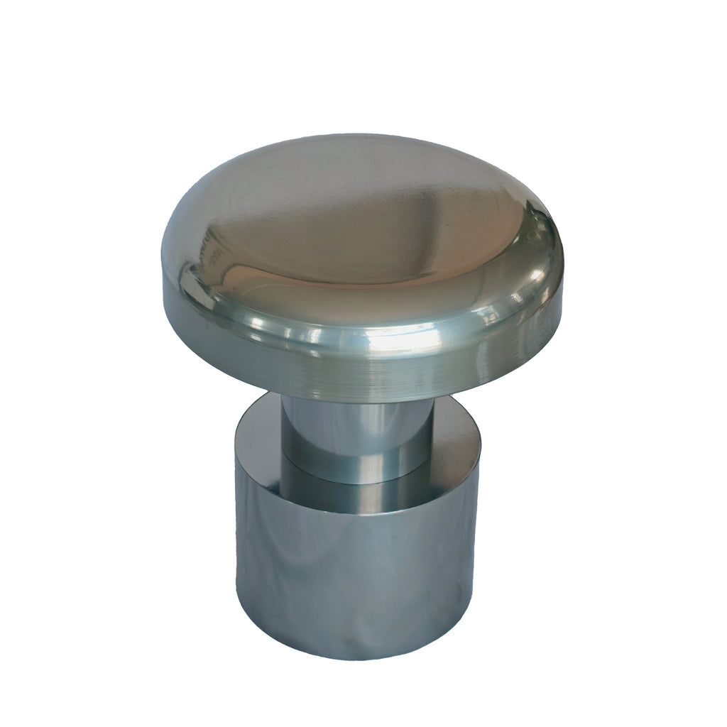 40CM Round Side Table | Powder Silver | Myka Home