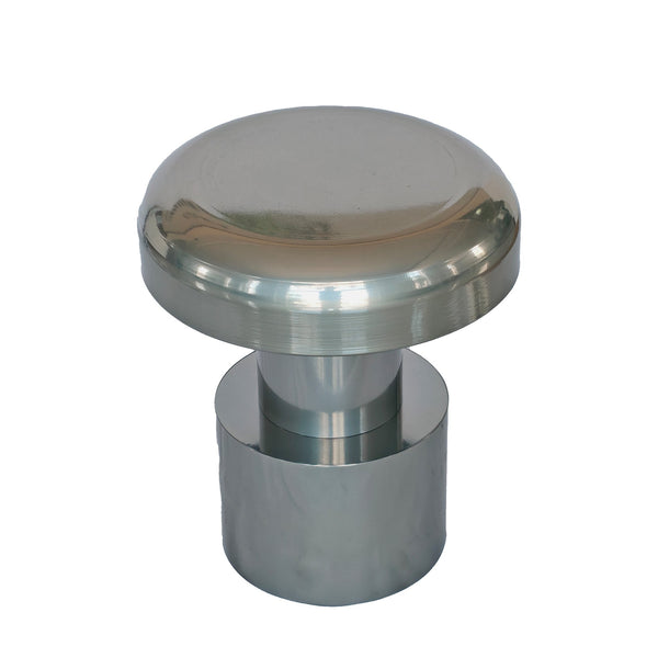 40CM Round Side Table | Powder Silver | Myka Home