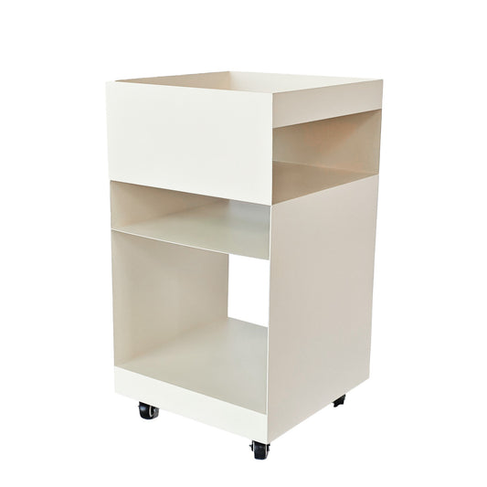 35CM Square Side Table | Ivory White | Myka Home