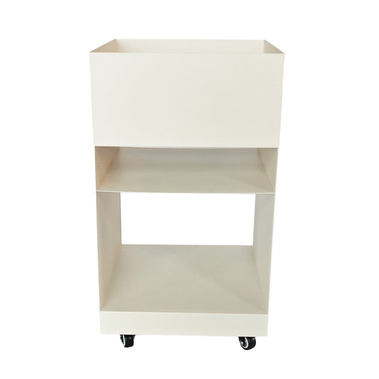 35CM Square Side Table | Ivory White | Myka Home