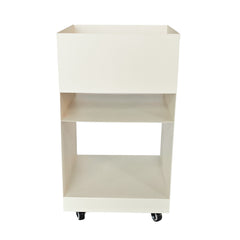35CM Square Side Table | Ivory White | Myka Home