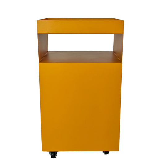 35CM Square Side Table | Sandy Mustard | Myka Home