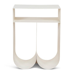 35.5CM Side Table | Ivory White | Myka Home