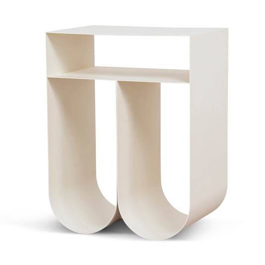 35.5CM Side Table | Ivory White | Myka Home