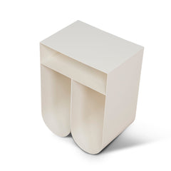 35.5CM Side Table | Ivory White | Myka Home