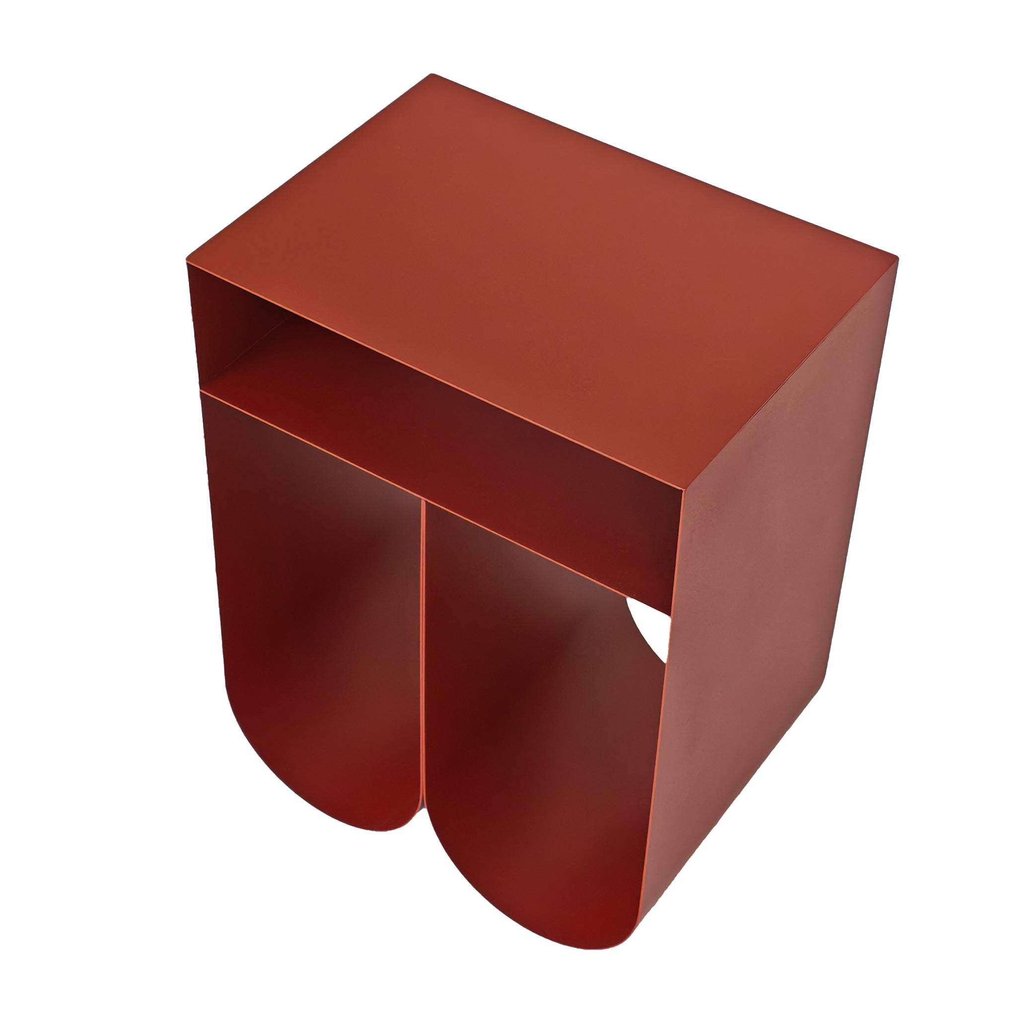 35.5CM Side Table | Burgundy Red | Myka Home