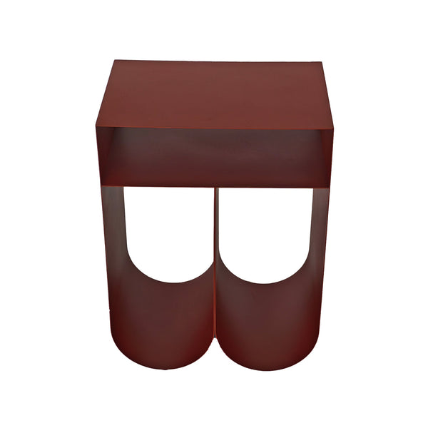 35.5CM Side Table | Burgundy Red | Myka Home