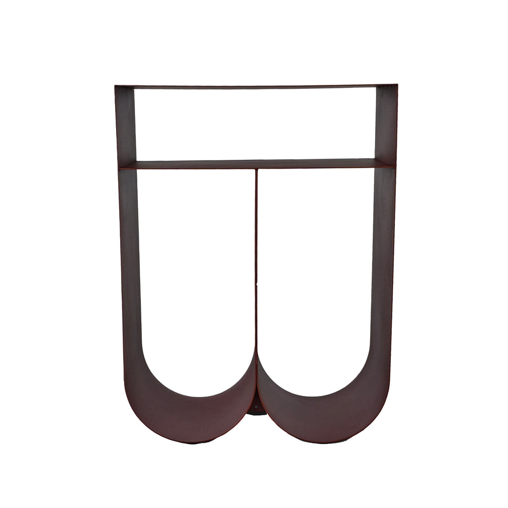 35.5CM Side Table | Burgundy Red | Myka Home