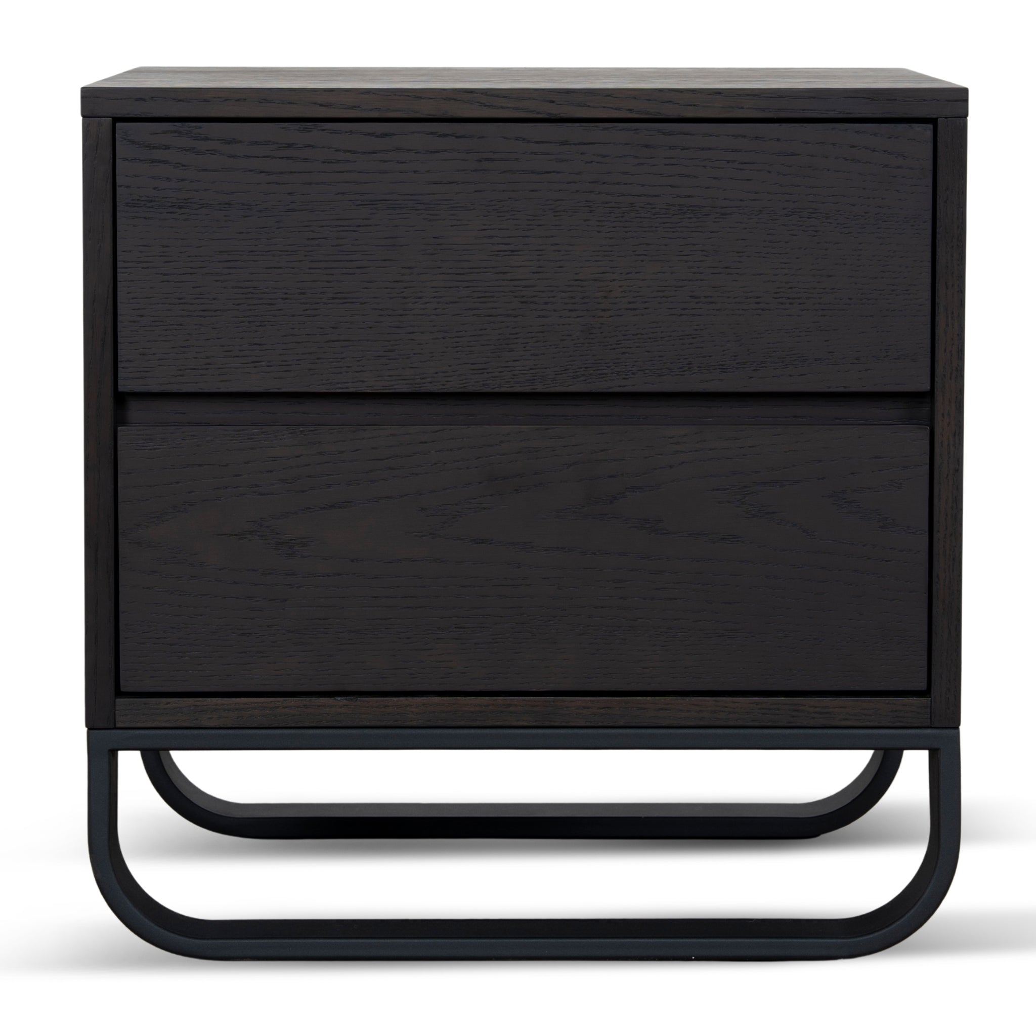 55cm Bedside Table | Dark Walnut | Myka Home - View 2
