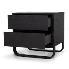 55cm Bedside Table | Dark Walnut | Myka Home
