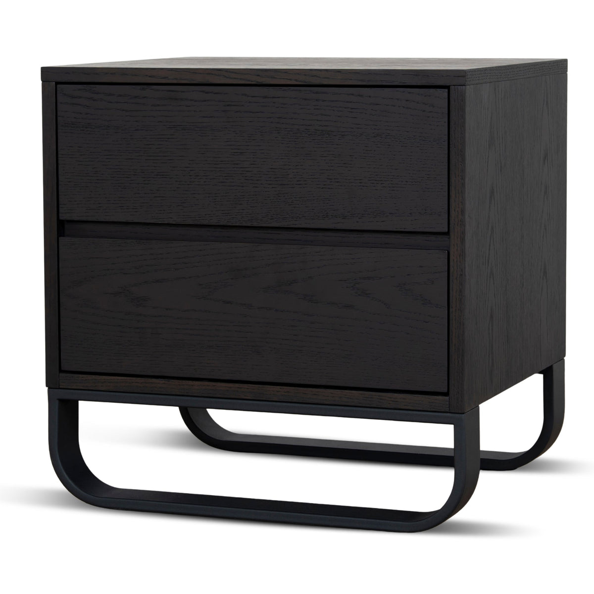 55cm Bedside Table | Dark Walnut | Myka Home
