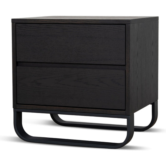 55cm Bedside Table | Dark Walnut | Myka Home
