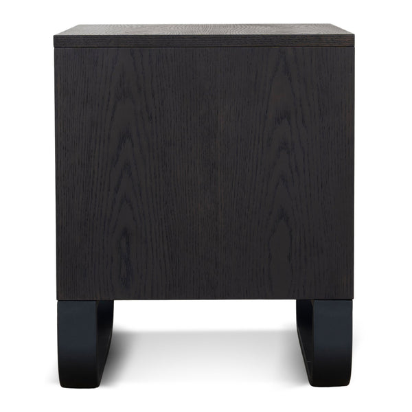 55cm Bedside Table | Dark Walnut | Myka Home - View 4
