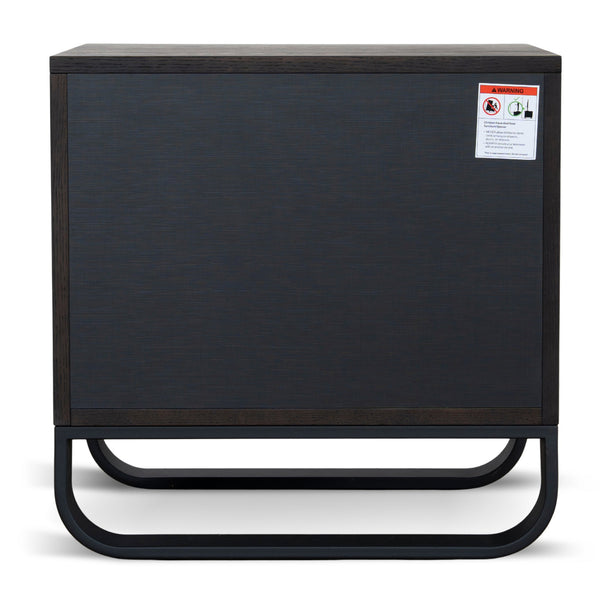 55cm Bedside Table | Dark Walnut | Myka Home - View 5