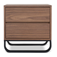 55cm Bedside Table | Walnut | Myka Home