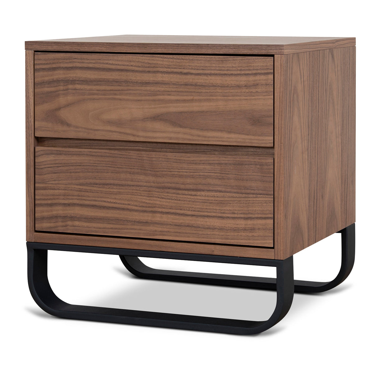 55cm Bedside Table | Walnut | Myka Home