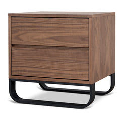 55cm Bedside Table | Walnut | Myka Home