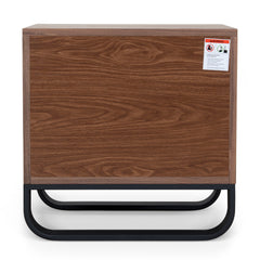 55cm Bedside Table | Walnut | Myka Home