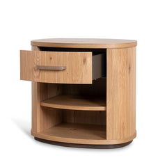 Bedside Table | Knotty Oak | Myka Home